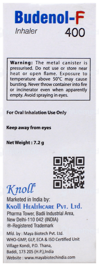 Budenol F 400 Inhaler 120Mdi